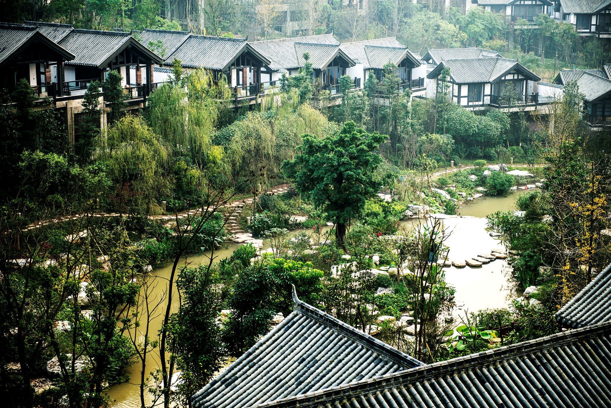 Banyan Tree Chongqing Beibei Hotell Exteriör bild