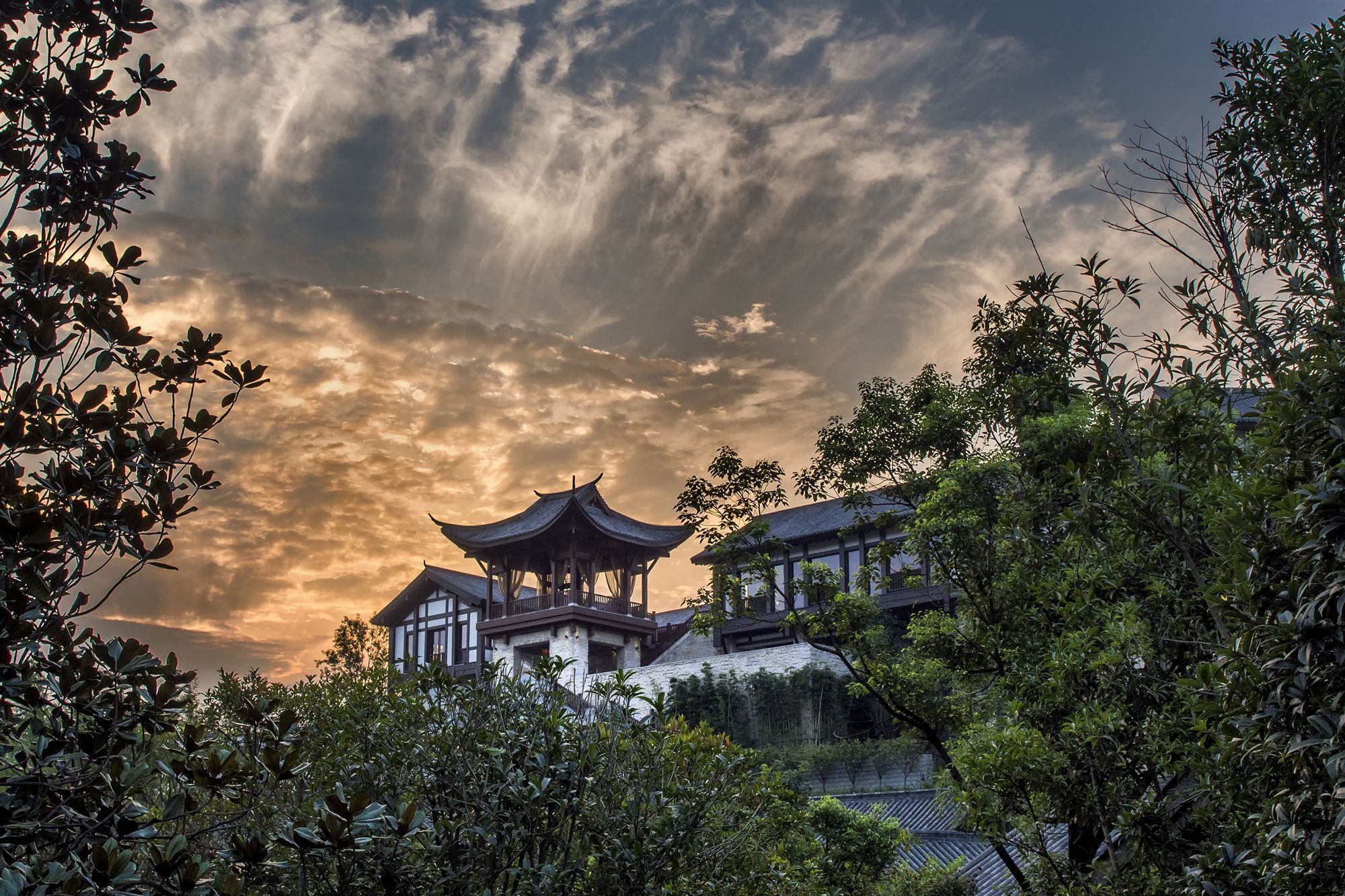 Banyan Tree Chongqing Beibei Hotell Exteriör bild
